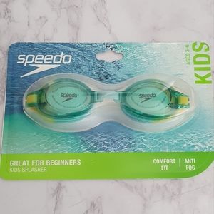Speedo Kids Swim Goggles beginner aqua  New yr 3-6